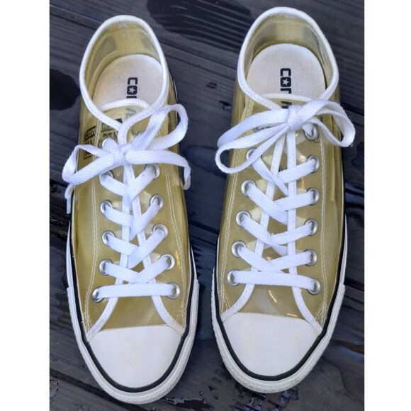 Clear Converse All*Stars Low-Tops (Women's 8 - Men's 6) - Picture 2 of 8